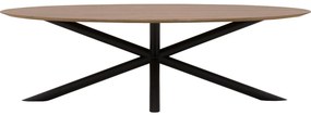 Goossens Excellent Eettafel Gs-1302, Ovaal 260 x 130 cm