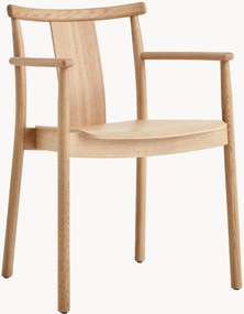 Armstoel Merkur van eikenhout