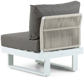 Hoek loungeset 6 personen Aluminium Wit  Lifestyle Garden Furniture Lorenzo