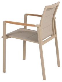 Taste by 4 Seasons Cortina stapelbare tuinstoel terre Tuinstoel   bruin weerbestendig