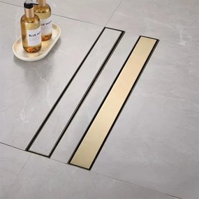 Lineaire afvoer Rea Neox brush gold 70