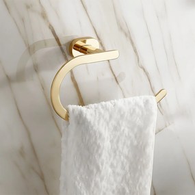 Badkamerhanger Ring 110 Til Gold
