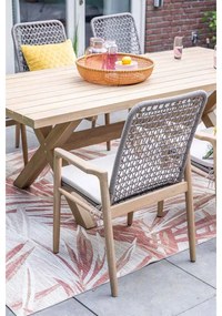 Garden Impressions Luando tuinset 7-delig - Tamako tuintafel 220x100 cm