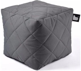 B-Box Outdoor Quilted Poef - Grijs