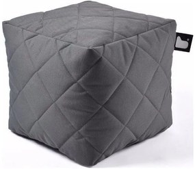 Extreme lounging B-Box Outdoor Quilted Poef - Grijs