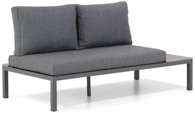 Loungeset 4 personen Aluminium/polywood Grijs Domani Furniture La Festa