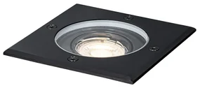 Buiten grondspot zwart vierkant verstelbaar IP65 - Delux Modern GU10 IP65 Buitenverlichting
