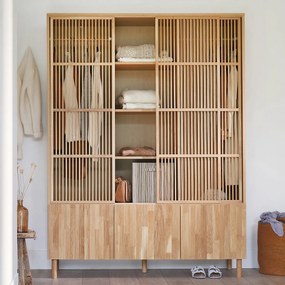 Kast van eikenhout en fineer met 6 deuren, Bilbao