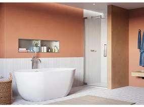 Crosswater Asura Douchedeur - 100cm - draaideur - zonder hendel - gepolijst rvs AUHDSC1000