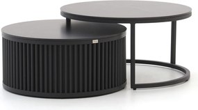 + 15% kassakorting | Loungetafel Bellagio  | Rond  | Tuintafel Sintered stone | Ø85cm | Kees Smit Tuinmeubelen