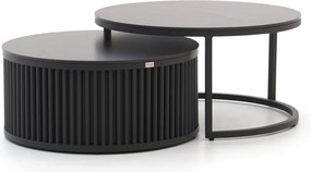 Loungetafel Bellagio | Rond | Tuintafel Sintered stone | Ø85cm | Kees Smit Tuinmeubelen