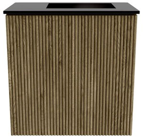 Mondiaz Joya 40cm toiletmeubel dusk met wastafel faye rechts zonder kraangat urban