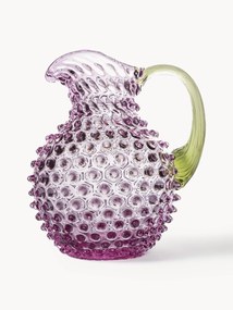 Mondgeblazen karaf Hobnail, 2 L