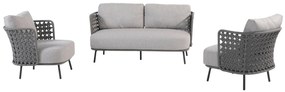 4 Seasons Outdoor Palacio 2,5-zits loungebank silvergrey SALE  Loungebank    antraciet weerbestendig