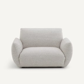 Fauteuil in jaspé stof, Spogano