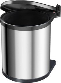 Hailo hailo compact-box m - 15l (4*) inox - Huisafval - 28,5x28,5x35,5cm - roestvrij staal / kunststof - 15 liter