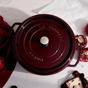Staub La Cocotte Cocotte 28 cm / 6,75 l, Rond, Grenadine rood - La Cocotte - Staub