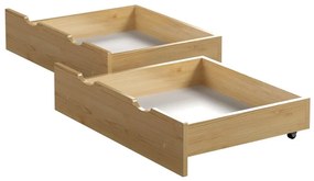 Kinderen Licht eiken Dubbele lades - Opbergruimte onder bed 5056231770286 Children's Beds Home, 190x90 Children's Beds Home