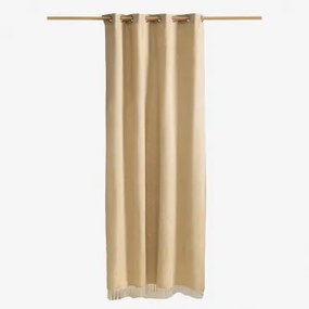 Gordijn Van 140x260 Cm In Katoen Manami Beige – Linnen - Sklum