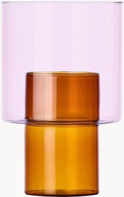 Handgemaakte glazen vaas Boreale, H 21 cm