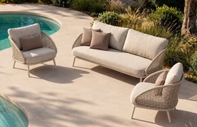 Taste by 4 Seasons Wave loungeset Linen Loungeset   beige weerbestendig