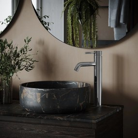 Saniclear Plus Stripes hoge wastafelkraan chroom
