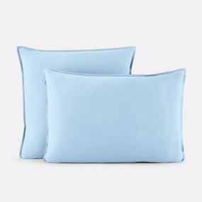 Effen kussensloop in gewassen katoen, Scenario