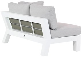 Hoek loungeset 5 personen Aluminium Wit  Santika Furniture Santika Yovita