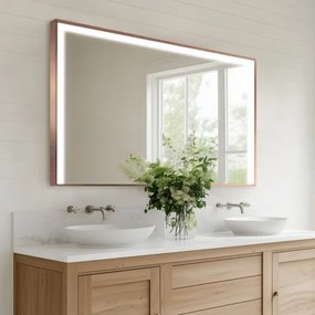 LED-spiegel in lijst voor de badkamer M2