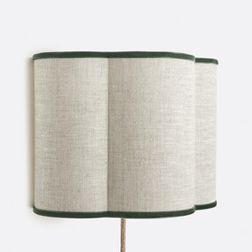 Wandlamp in linnen en fluweel, THADE