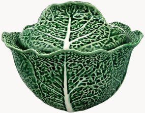 Handbeschilderde serveerschaal Cabbage met deksel