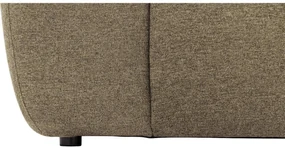 Goossens Excellent Bank Kubus - 30 X 30 Cm Stiksel groen, stof, 1,5-zits, modern design met chaise longue rechts