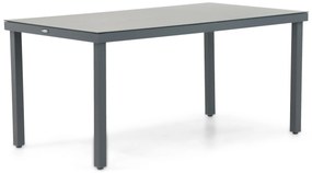 Dining Tuintafel rechthoekig 160 x 90 cm Grijs Porto