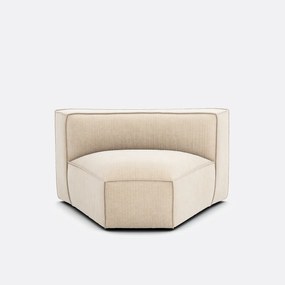 Modulaire open hoek, vintage ribfluweel, Seven