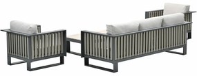 Garden Impressions Gabon loungeset 4-delig -taupe