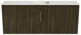 Mondiaz Joya DLux 100cm toiletmeubel shadow met wastafel faye midden zonder kraangat ostra