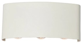 Buiten wandlamp wit incl. LED 6-lichts IP54 - Silly