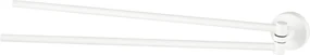Haceka Kosmos Dubbele Handdoekhouder 5,3x40,7x5,3 cm Wit