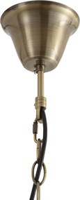 Klassieke hanglamp brons met opaal glas 5-lichts - Katarina