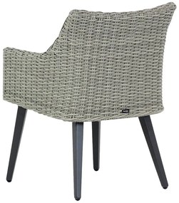 Tuinstoel Wicker Grijs-antraciet Garden Collections Milton