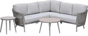 Garden Impressions Devin loungeset hoek 5-delig - Lucas loungetafels