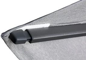Platinum Challenger T1 Zweefparasol Premium 3x3 m. - Manhattan Grey