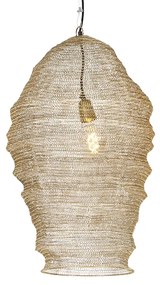 Eettafel / Eetkamer Oosterse hanglamp goud - NidumOosters E27 Binnenverlichting Lamp