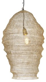 Oosterse hanglamp goud - Nidum