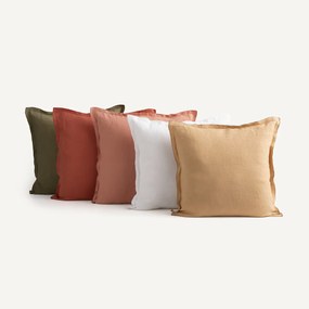 Kussenhoes, gewassen linnen, Elina