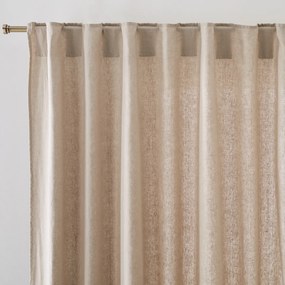 Linnen gordijn afgewerkt met verdekte lussen, Elba