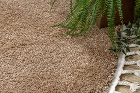 Tapijt BERBER 9000 ROND beige, Berber marokkaanse shaggy