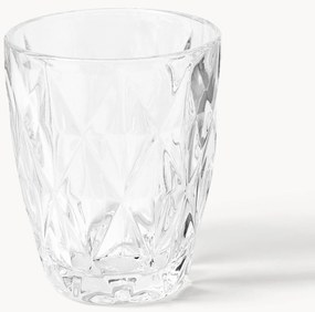 Waterglazen Colorado met structuurpatroon, 4 stuks