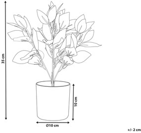 Kunstplant in bloempot 35 cm TRADESCANTIA Beliani