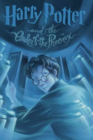Kunstafdruk Harry Potter - Order of the Phoenix book cover, (26.7 x 40 cm)